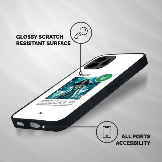 Precious Pisces Shockproof Hybrid Protection (Metal + TPU) Back Case Cover