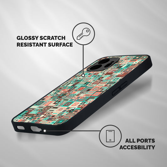 Pretty Boxes Design Shockproof Hybrid Protection (Metal + TPU) Back Case Cover