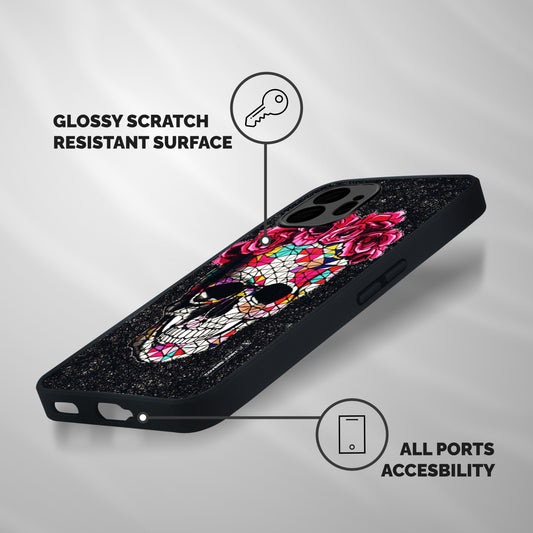 Pretty Dead Face Shockproof Hybrid Protection (Metal + TPU) Back Case Cover
