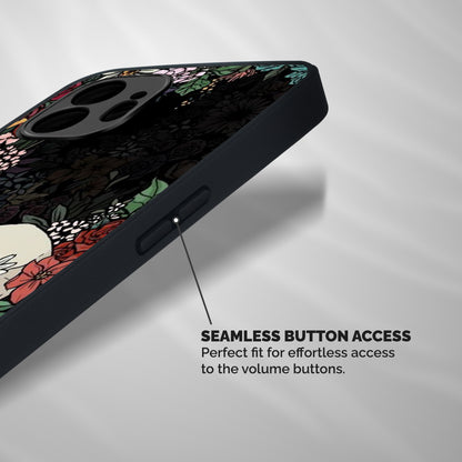 Pretty Skull Shockproof Hybrid Protection (Metal + TPU) Back Case Cover