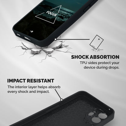 Prime Focus Shockproof Hybrid Protection (Metal + TPU) Back Case Cover