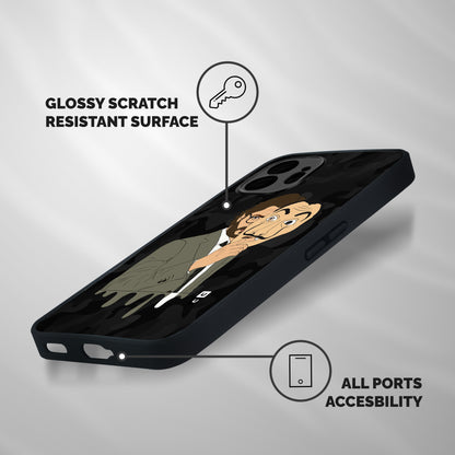 Professor Art Camouflage Shockproof Hybrid Protection (Metal + TPU) Back Case Cover