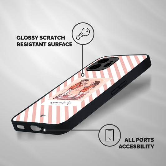 Promise For Life Shockproof Hybrid Protection (Metal + TPU) Back Case Cover
