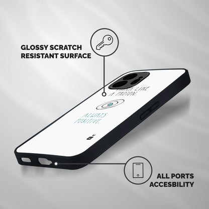 Proton Positive Shockproof Hybrid Protection (Metal + TPU) Back Case Cover