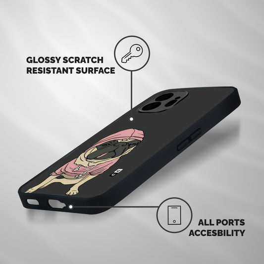 Pug Swag Shockproof Hybrid Protection (Metal + TPU) Back Case Cover