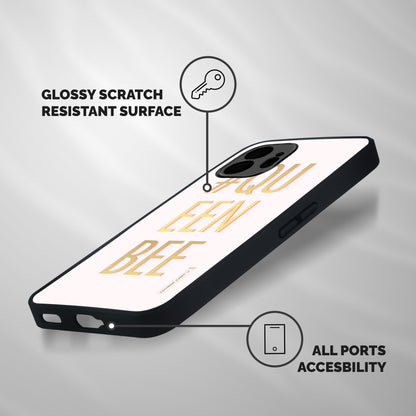 Queen Bee Shockproof Hybrid Protection (Metal + TPU) Back Case Cover