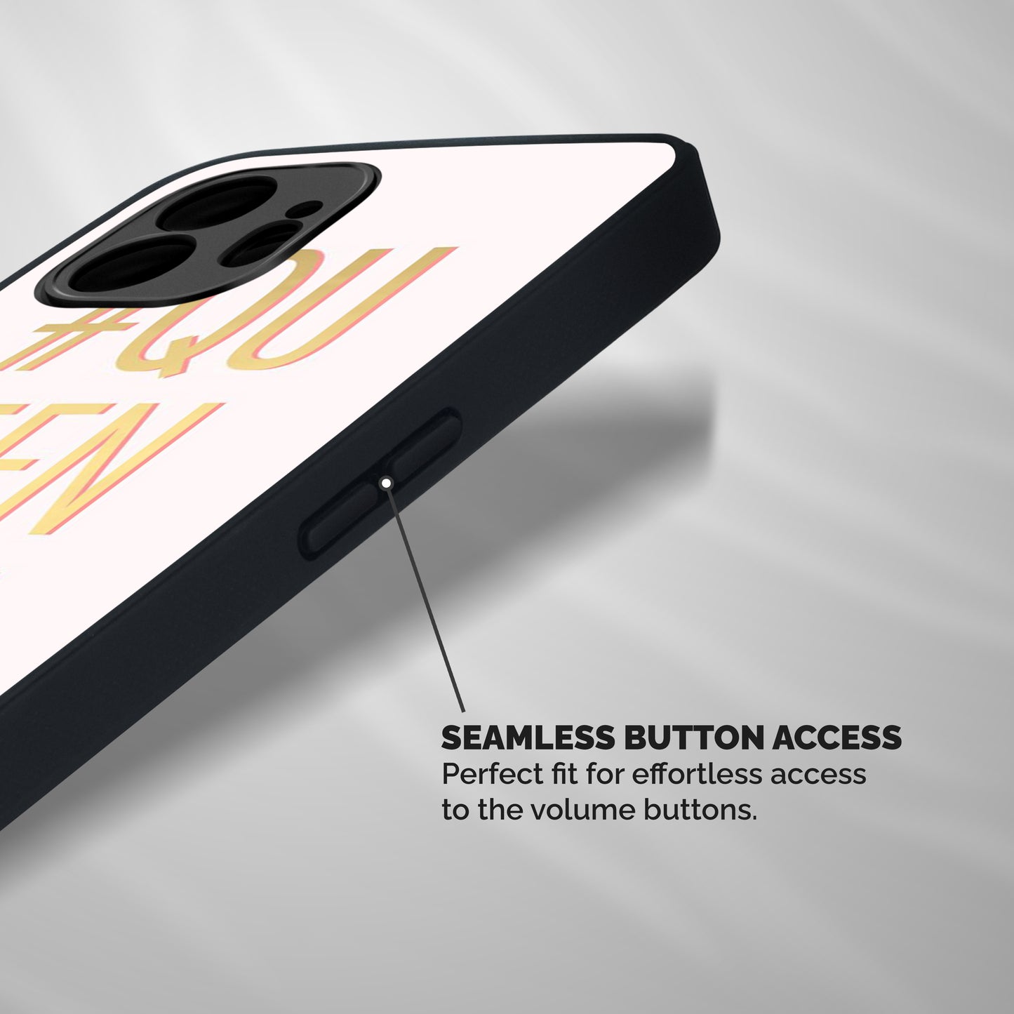Queen Bee Shockproof Hybrid Protection (Metal + TPU) Back Case Cover