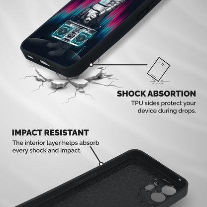 Radio Man Shockproof Hybrid Protection (Metal + TPU) Back Case Cover