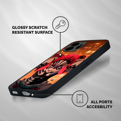 Raging Akaza Shockproof Hybrid Protection (Metal + TPU) Back Case Cover
