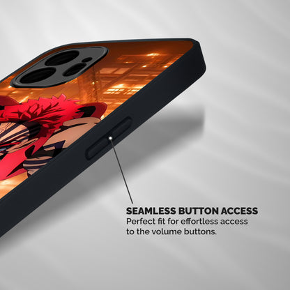 Raging Akaza Shockproof Hybrid Protection (Metal + TPU) Back Case Cover