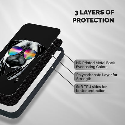 Rainbow Dog Swag Shockproof Hybrid Protection (Metal + TPU) Back Case Cover