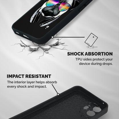 Rainbow Dog Swag Shockproof Hybrid Protection (Metal + TPU) Back Case Cover