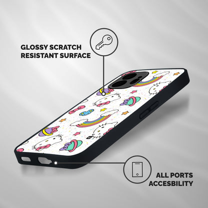 Rainbow Kit Tee Shockproof Hybrid Protection (Metal + TPU) Back Case Cover