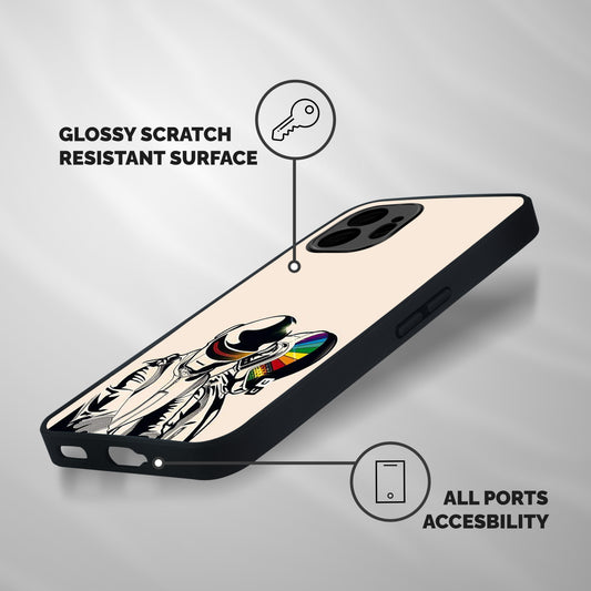 Rainbow Radio Shockproof Hybrid Protection (Metal + TPU) Back Case Cover