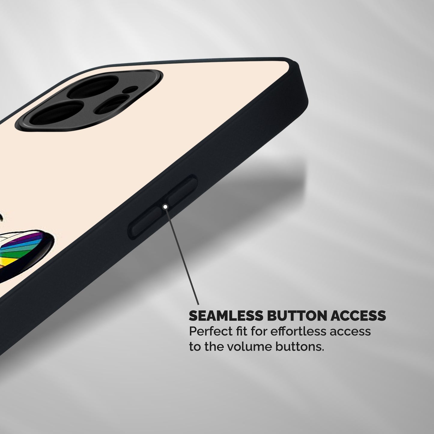 Rainbow Radio Shockproof Hybrid Protection (Metal + TPU) Back Case Cover