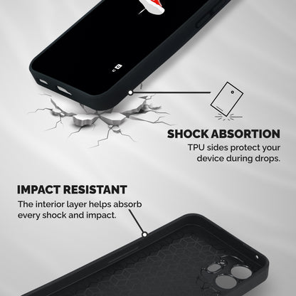 Red Shoe Hanging Shockproof Hybrid Protection (Metal + TPU) Back Case Cover