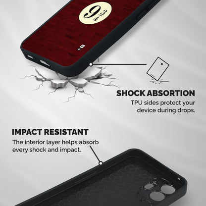 Red Wall Express Shockproof Hybrid Protection (Metal + TPU) Back Case Cover