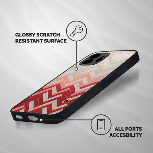 Reds and Greys Shockproof Hybrid Protection (Metal + TPU) Back Case Cover