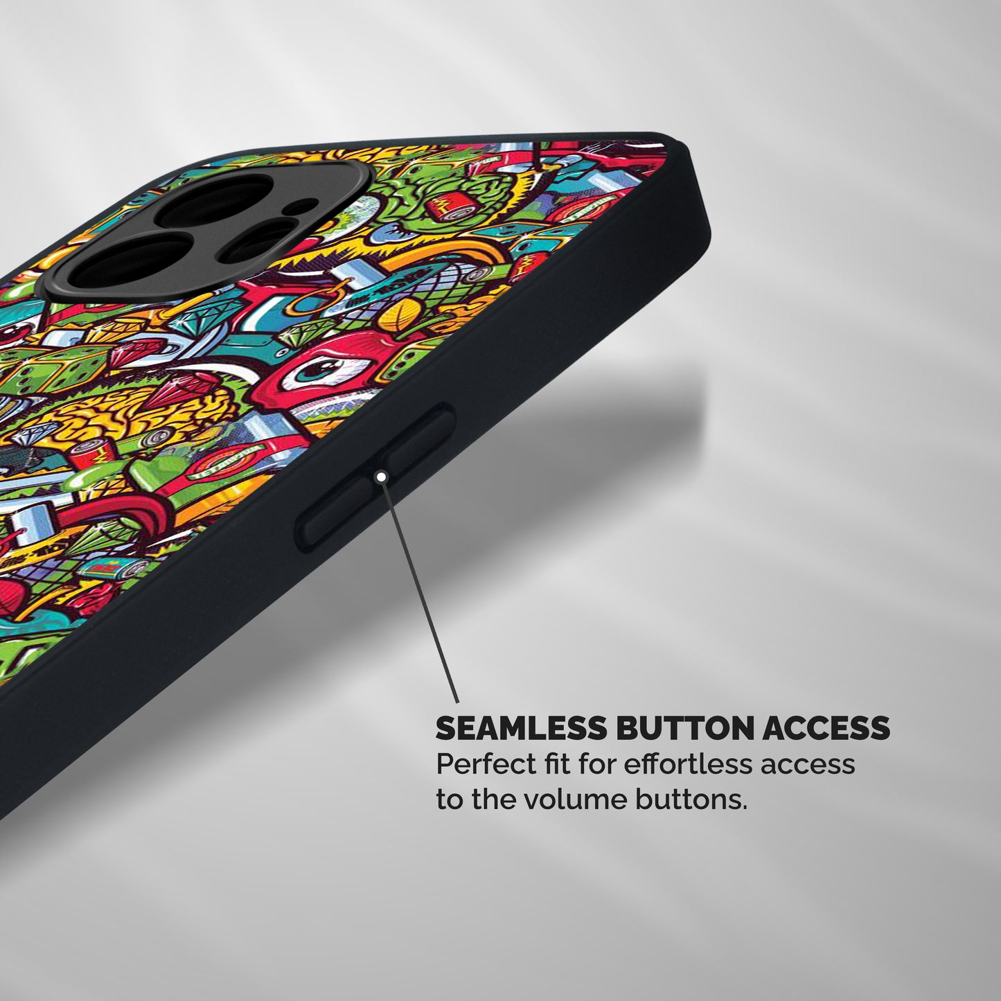 Retro Diamond Design Shockproof Hybrid Protection (Metal + TPU) Back Case Cover
