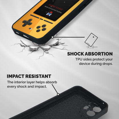Retro Gamepad Shockproof Hybrid Protection (Metal + TPU) Back Case Cover