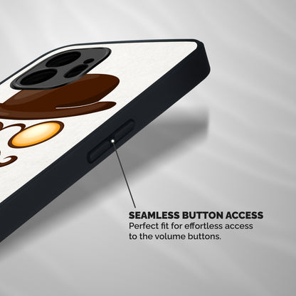 Retro Style Shockproof Hybrid Protection (Metal + TPU) Back Case Cover
