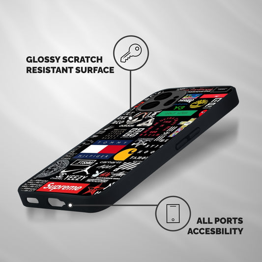 Rich Class Shockproof Hybrid Protection (Metal + TPU) Back Case Cover