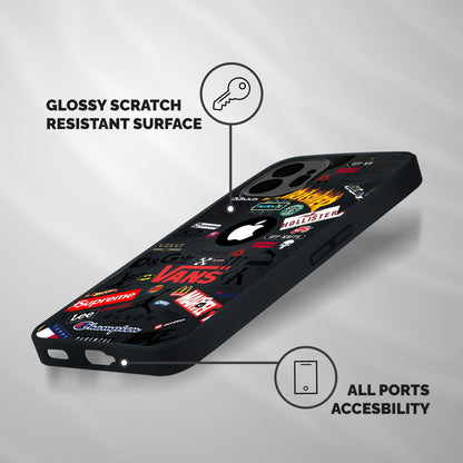 Rich Life Shockproof Hybrid Protection (Metal + TPU) Back Case Cover