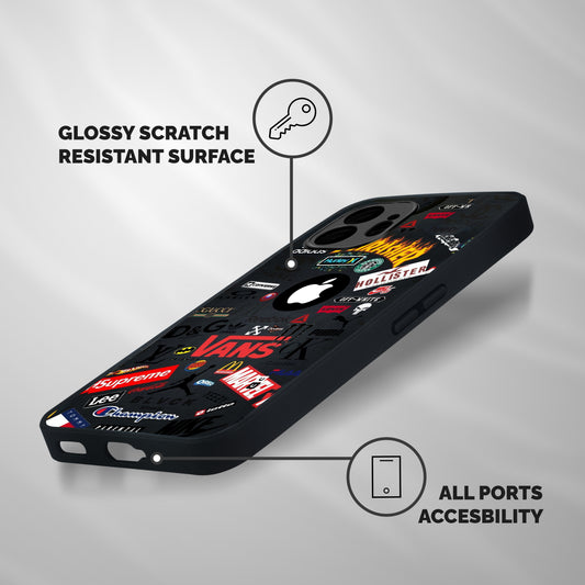 Rich Life Shockproof Hybrid Protection (Metal + TPU) Back Case Cover