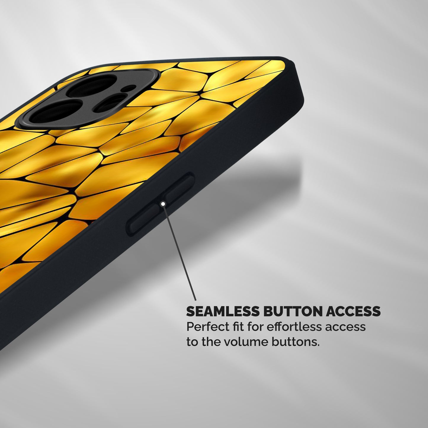 Rich Rocks Shockproof Hybrid Protection (Metal + TPU) Back Case Cover