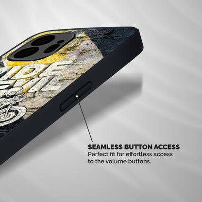Ride Devil Shockproof Hybrid Protection (Metal + TPU) Back Case Cover