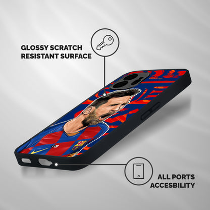 Roaring Soccer Star Shockproof Hybrid Protection (Metal + TPU) Back Case Cover