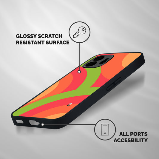 Rounded Shapes Shockproof Hybrid Protection (Metal + TPU) Back Case Cover