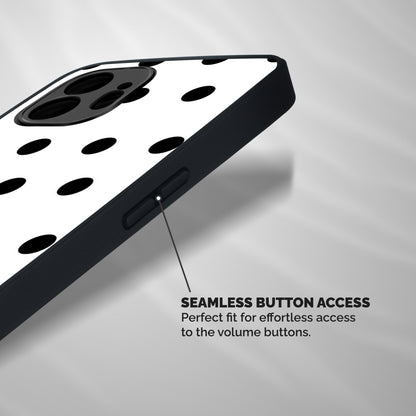 Royal Polka Dots Shockproof Hybrid Protection (Metal + TPU) Back Case Cover