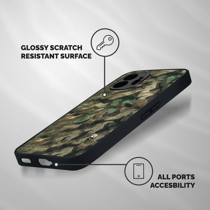 Rugged Army Shockproof Hybrid Protection (Metal + TPU) Back Case Cover