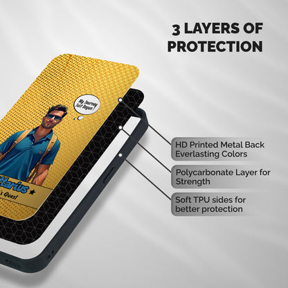 Sagittarius Quest Shockproof Hybrid Protection (Metal + TPU) Back Case Cover