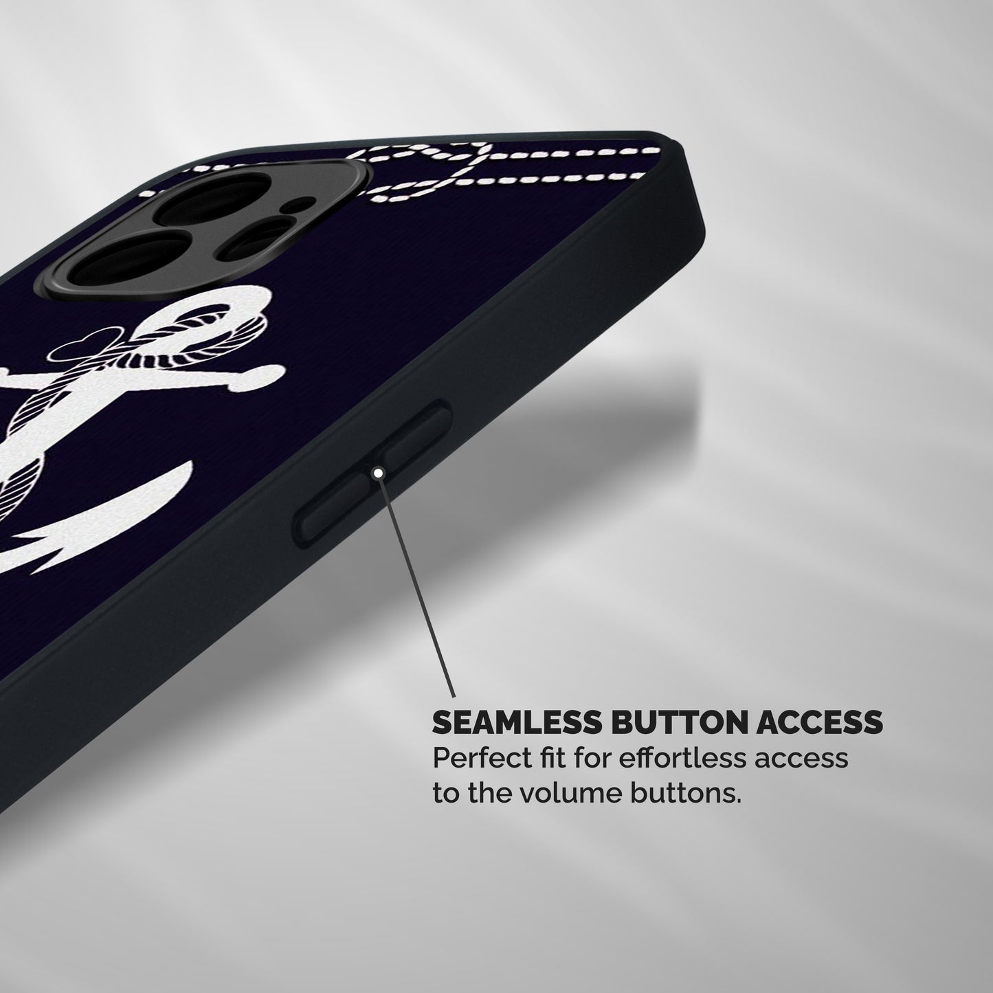 Sail Anchor Shockproof Hybrid Protection (Metal + TPU) Back Case Cover