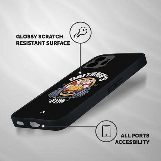Saitama Gym Shockproof Hybrid Protection (Metal + TPU) Back Case Cover