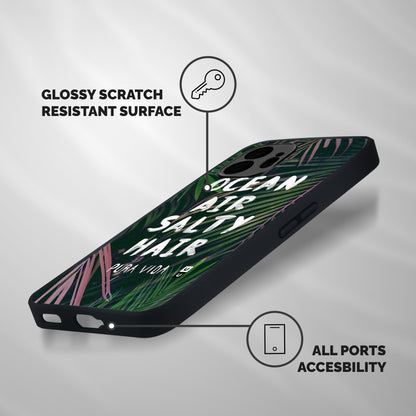 Salty Hair Shockproof Hybrid Protection (Metal + TPU) Back Case Cover