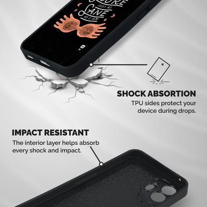 Sane As I Shockproof Hybrid Protection (Metal + TPU) Back Case Cover