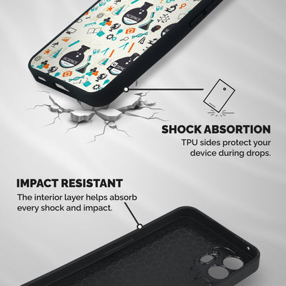 Science Side Shockproof Hybrid Protection (Metal + TPU) Back Case Cover