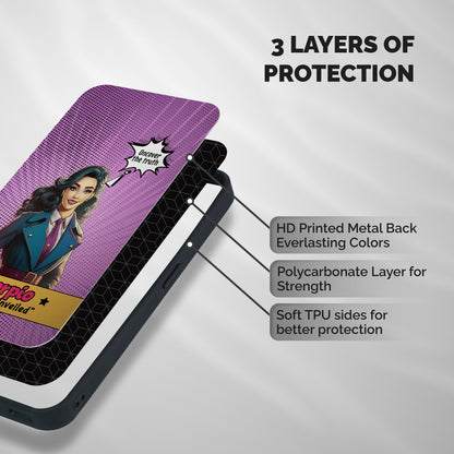 Scorpio Mystery Shockproof Hybrid Protection (Metal + TPU) Back Case Cover
