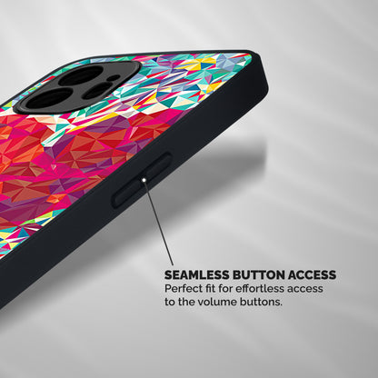 Scrumbled Heart Shockproof Hybrid Protection (Metal + TPU) Back Case Cover