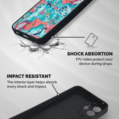 Sea Adventure Shockproof Hybrid Protection (Metal + TPU) Back Case Cover