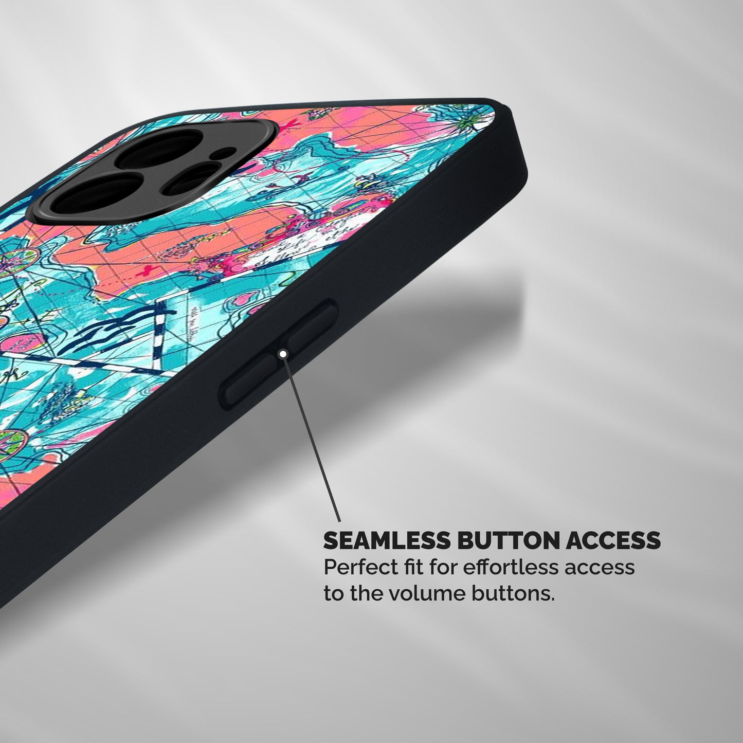 Sea Adventure Shockproof Hybrid Protection (Metal + TPU) Back Case Cover