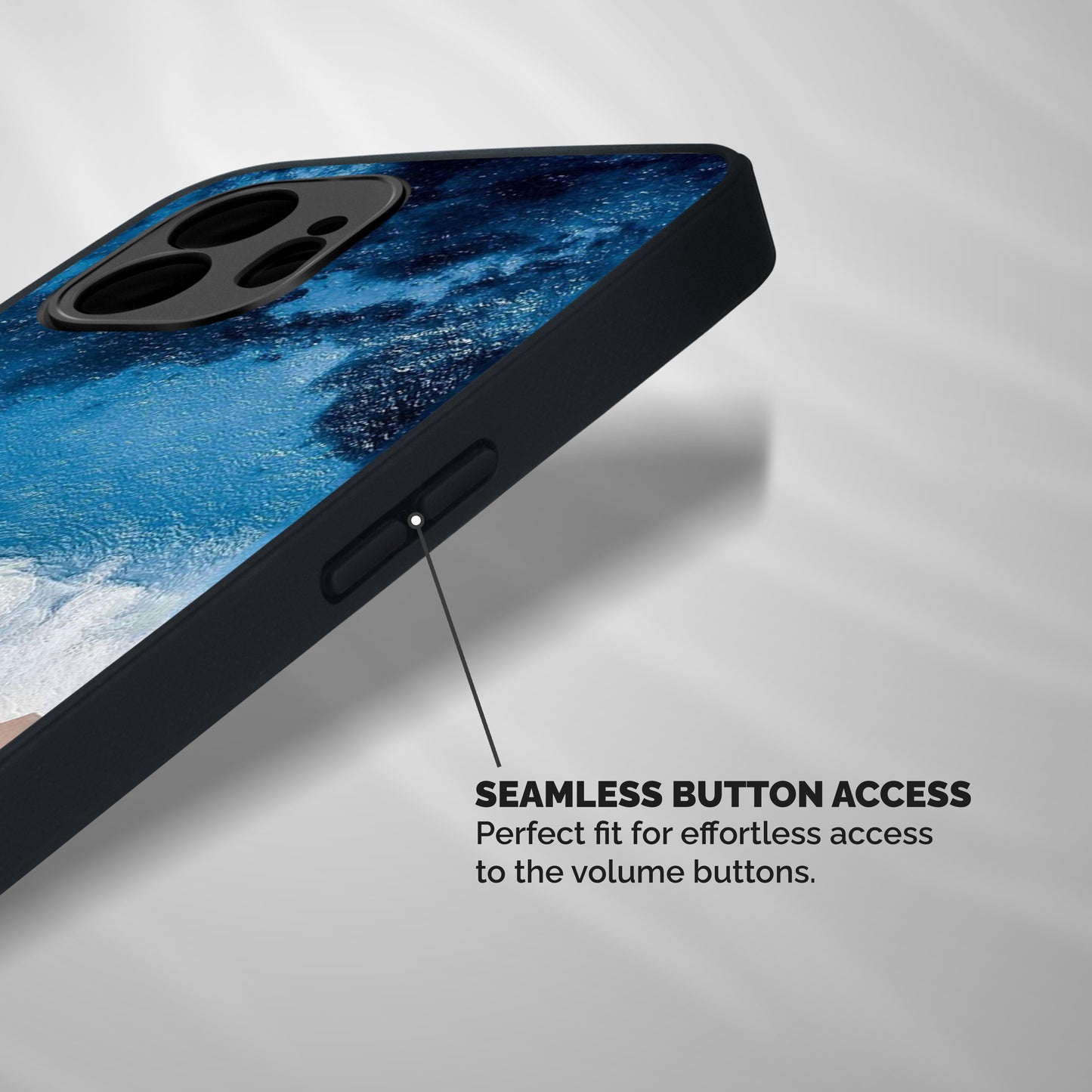 Seaside Shockproof Hybrid Protection (Metal + TPU) Back Case Cover