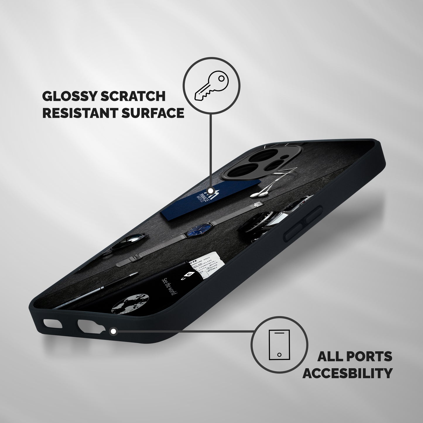 See The World Shockproof Hybrid Protection (Metal + TPU) Back Case Cover