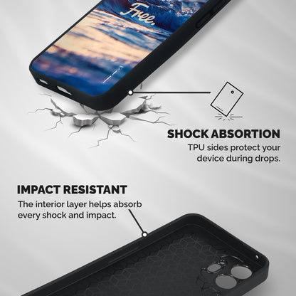 Set Yourself Free Shockproof Hybrid Protection (Metal + TPU) Back Case Cover