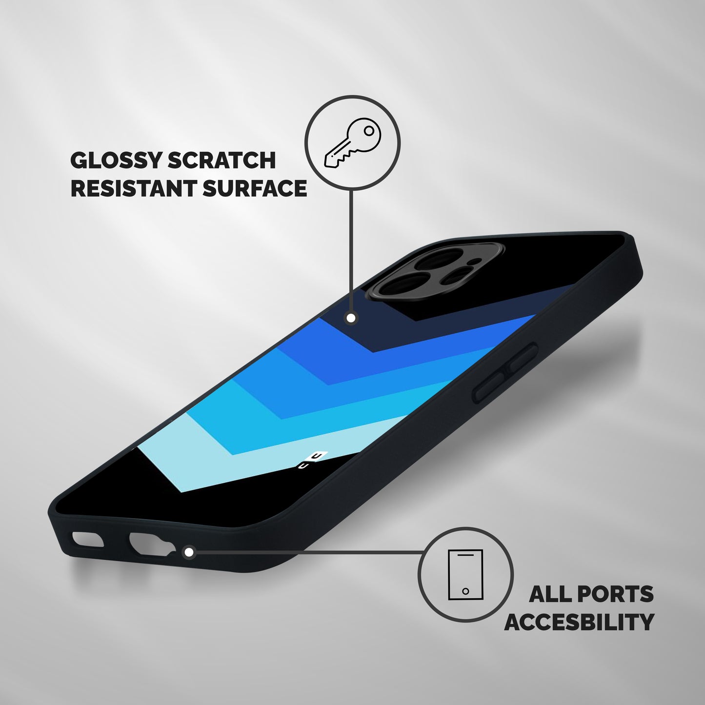 Shades Colors Shockproof Hybrid Protection (Metal + TPU) Back Case Cover