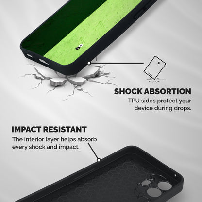 Shades Half Shockproof Hybrid Protection (Metal + TPU) Back Case Cover