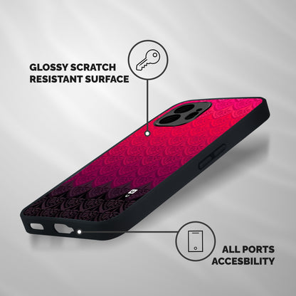 Shades Red Design Shockproof Hybrid Protection (Metal + TPU) Back Case Cover